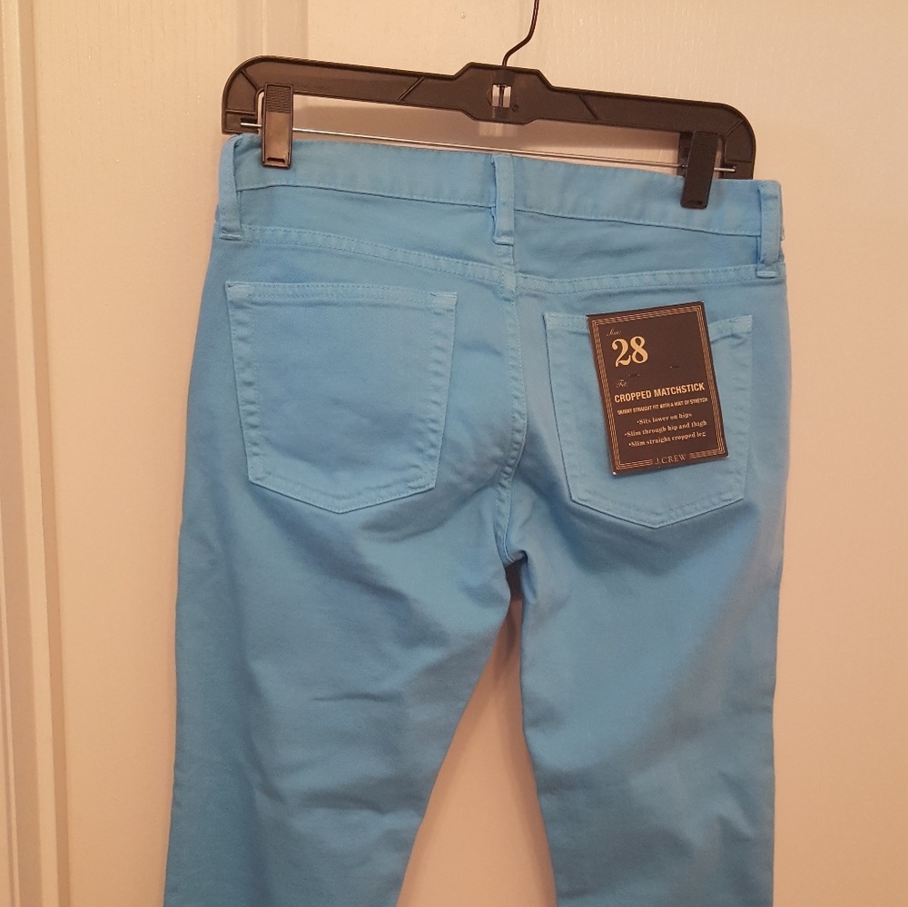 J Crew Cropped Matchstick Jeans
